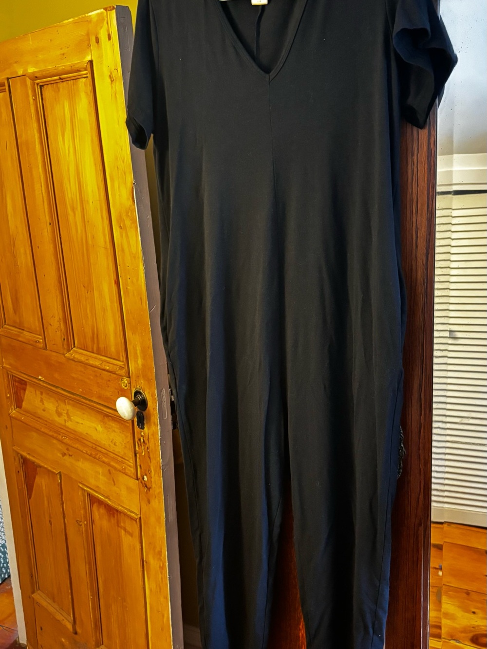 Smash + Tess Black V-Neck Jumpsuit